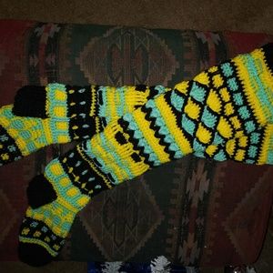 Handmade knee high socks
